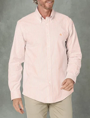 Vista 3 de Brooks Brothers Camisa deportiva de manga larga con botones para hombre