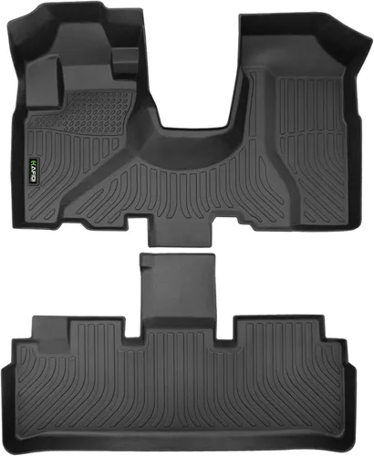 Vista 57 de HAFIDI® - Tapetes para auto con almacenamiento debajo del asiento, para todo clima, antideslizantes, de elastómero termoplástico, para la primera