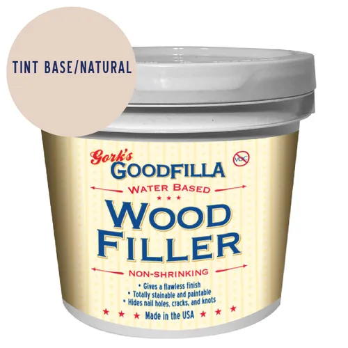Vista 14 de Goodfilla Ash, 8 onzas, relleno de madera y veta, teñible, tintable, lijable, cero residuos, no tóxico, fabricado en EE. UU Ceniza