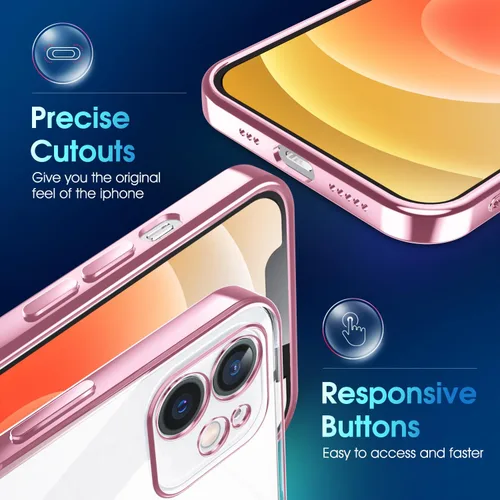 Vista 702 de Supdeal Funda cristalina transparente para iPhone 11, [No se amarillea] [Protección de la cámara] [Probado contra caídas de grado militar] Funda