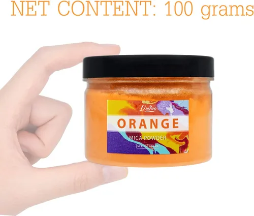 Vista 6 de Polvo de mica puro – Pigmento de color de resina epoxi perla de 3.5 onzas – Pigmento colorante de grado cosmético – Tinte de jabón natural para kit