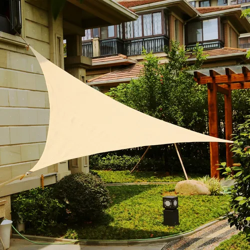 Vista 23 de Toldo rectangular de 10 x 13 pies (gris frío) - Bloqueo UV para patio y exteriores Resists Aging From Sun &Rain，Block UV 90%+ ，Cools 8—15℃，For