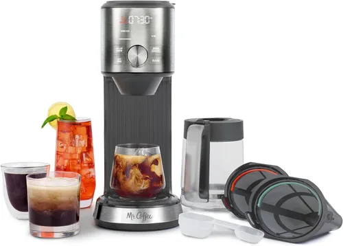 Vista 7 de Mr. Coffee Perfect Brew, Cafetera Inteligente, Cafetera para Café Helado y Cafetera de Té