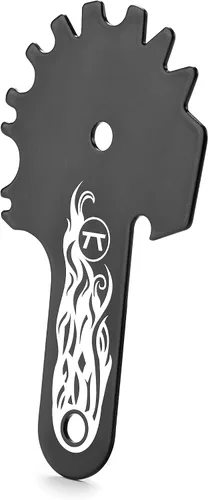 Vista 5 de Outset Limpieza de parrilla, raspador universal para parrilla, acero inoxidable con bolsa de almacenamiento