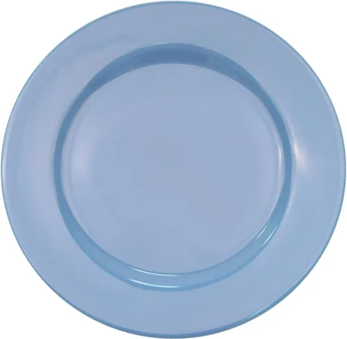 Vista 4 de CAC China REC-5 - Plato redondo de cerámica de 5-1/2 pulgadas, con borde enrollado, color blanco americano, caja de 36 Blanco americano
