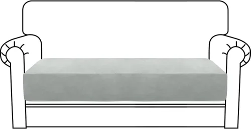Vista 13 de MAXIJIN Fundas de cojín elásticas de terciopelo para sofá, funda de cojín suave de repuesto para sofá de dos plazas, protector de asiento