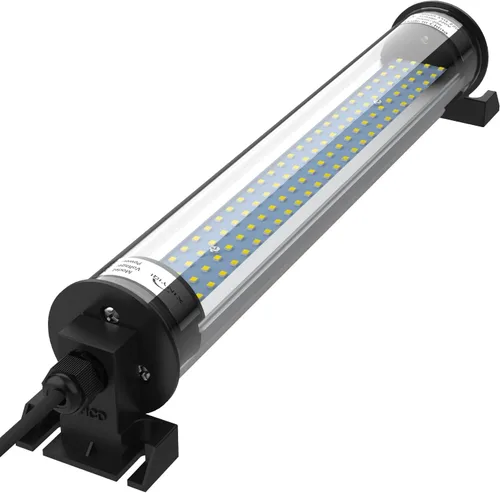 Vista 7 de Luz de trabajo LED, luz de tubo LED de máquina, lámpara de trabajo a prueba de explosiones IP66 impermeable 1500 lúmenes 15W 120V-220V reflector