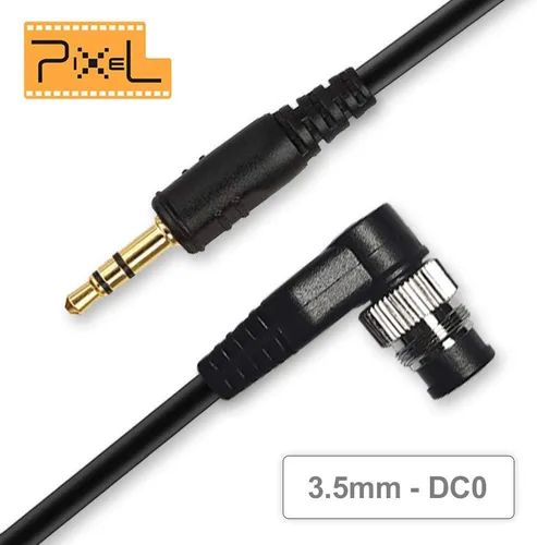 Vista 5 de Cable de conexión para obturador de cámara de 0.138 in-DC0, enchufe de conexión de cámara de 0.138 in, cable compatible con cámaras Nikon