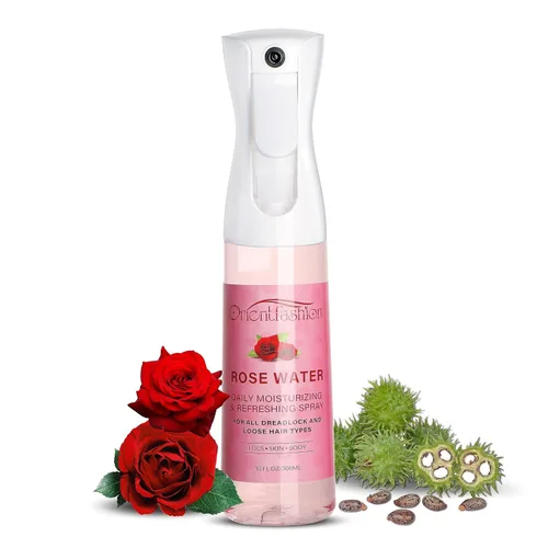 Vista 7 de Orientfashion Spray refrescante hidratante para Locs- humectante para el cuero cabelludo del cabello de maracuyá, cuidado y mantenimiento natural