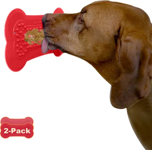 Vista 7 de Lick Lick Pad Accesorios para perros Accesorio de ducha para mascotas Almohadilla de mantequilla de maní para perro Estación de baño