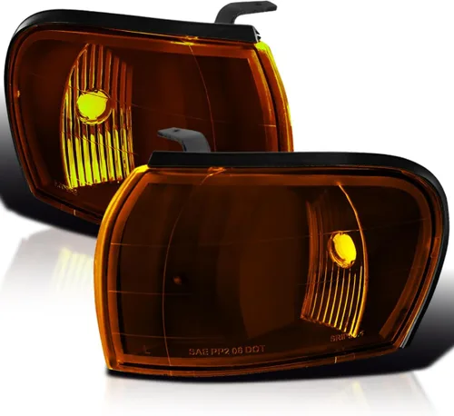 Vista 9 de SPEC-D TUNING Luces de esquina de lente ámbar compatibles con Subaru Impreza 1995-2001 L+R par conjunto