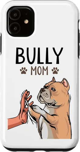 Vista 8 de Funda para iPhone 13 Pro Max American Bully Mom Dog Mama Dog Dog Holder