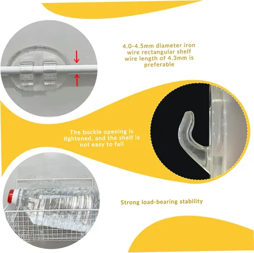 Vista 5 de 4 unidades de soporte adhesivo de repuesto de 3 x 10 pulgadas, tiras adhesivas de ducha fuertes, impermeables, sin perforaciones, para baño, cocina