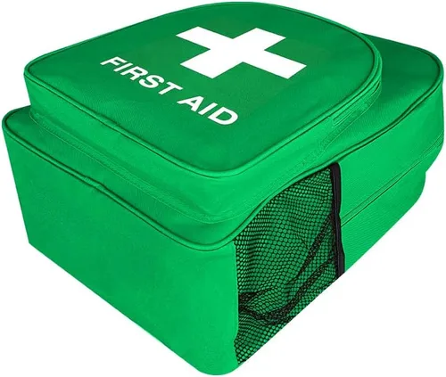 Vista 7 de Bolsas de primeros auxilios Mochila vacía Bolsa médica vacía para botiquines de primeros auxilios Pack Emergencia Camping Ciclismo Viaje Coche, Verde