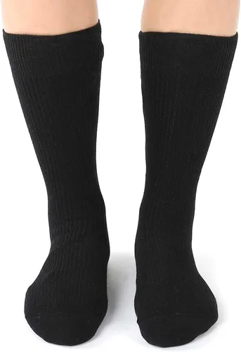 Vista 9 de Calcetines calefactables para mujeres y hombres, calcetines térmicos eléctricos alimentados por batería, para invierno, esquí al aire libre