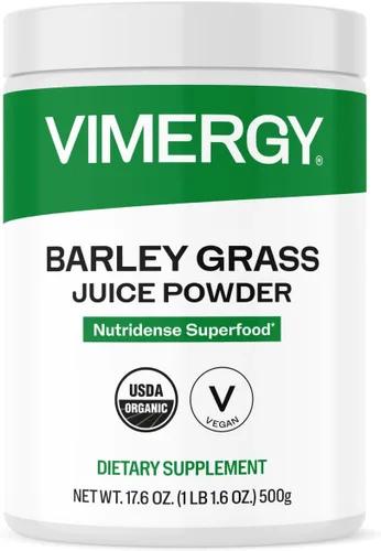 Vista 10 de Vimergy Jugo de Hierba de Cebada en Polvo Suplemento Dietético - 0.8g por Porción (150 Porciones) – Fórmula de Superalimento Limpio – Promueve