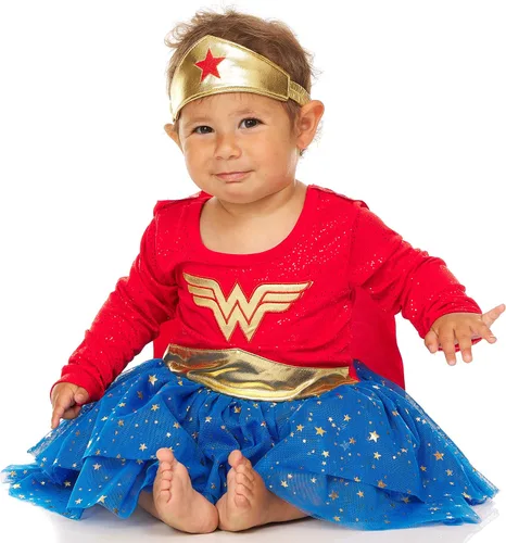 Vista 7 de DC Comics bebé niñas Clásico Azul/Rojo/Amarillo