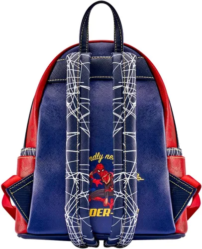 Vista 3 de Loungefly Mochila Spiderman Spiderman No Way Home Portal Mini-Mochila, Exclusivo de Tienda