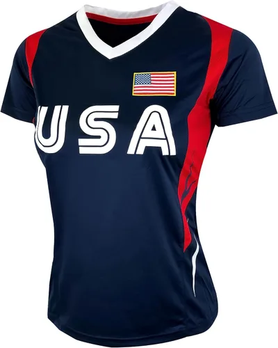 Vista 6 de Icon Sports Camisa US Alex Morgan para mujer, tallas adultas USWNTPT.