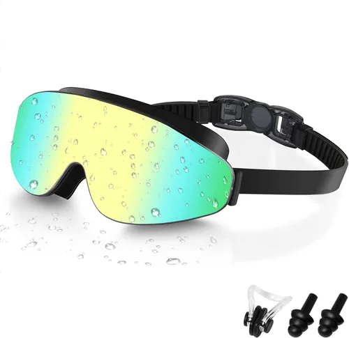 Vista 8 de Gafas de natación para niños, gafas de natación polarizadas para niños, visión amplia, antivaho sin fugas, gafas de natación para edades de 4 a 16