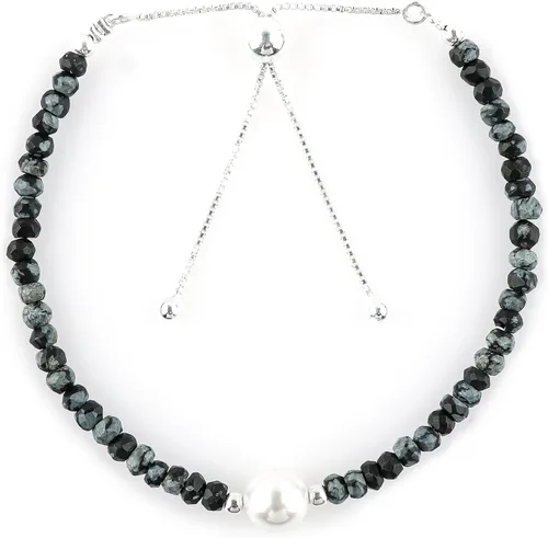 Vista 15 de Pulseras bolo con cuentas de piedras preciosas naturales, piedras de cuentas surtidas, joyería hipoalergénica bohemia hecha a mano para mujeres