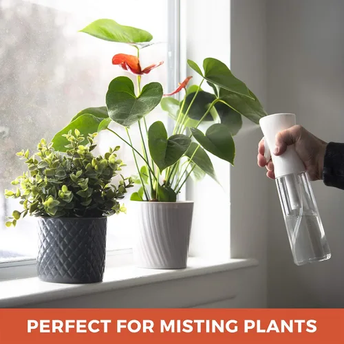 Vista 5 de Pulverizador continuo de agua para el cabello, ultra fino, botella de spray, atomizador sin propelente para peinado, limpieza, jardinería