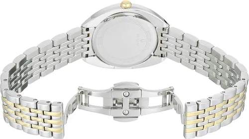 Vista 5 de Bulova 98R229 Reloj analógico de cuarzo de dos tonos para mujer Reloj de cuarzo