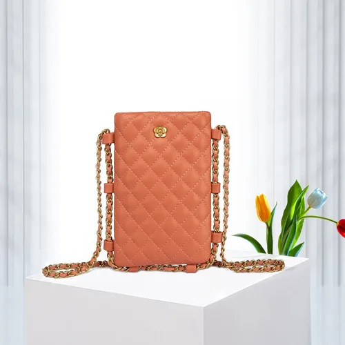 Vista 3 de Montana West Small Quilted Cell Phone Purse for Women Soft Chain Crossbody Cellphone Wallet Bag