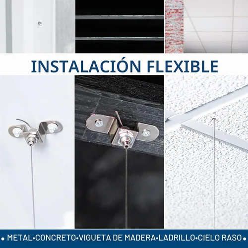 Vista 9 de VIVO Panel Acústico de Techo Tipo Waffle, Absorbedor de Sonido Colgante Hexagonal, Candelabro Moderno de Reducción de Ruido, Gris Oscuro, PP-CW01D