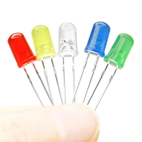 Vista 6 de Gikfun Kit surtido de luces LED de 0.197 in para Arduino (paquete de 100 piezas) EK8437