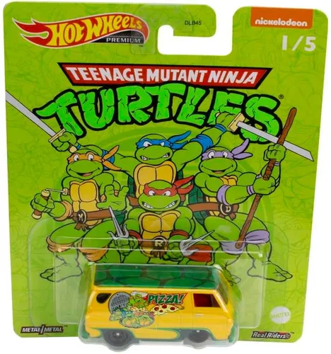 Vista 4 de Hot Wheels Pop Culture Dodge A100 - Vehículo a escala 1:64 de 66 pies para niños de 3 años en adelante y coleccionistas de autos de juguete nuevos