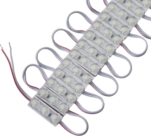 Vista 10 de 200 piezas mini 3 LED Sign Storefront luces módulo rojo súper brillante 2835 SMD impermeable para letreros de letras publicitarias con cinta