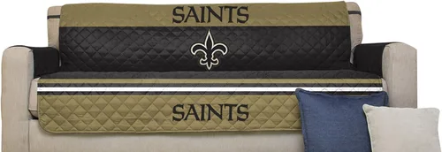 Vista 11 de Pegasus Sports NFL NFL - Protector reversible para sofá de la NFL, con correas elásticas, 75 x 110 pulgadas
