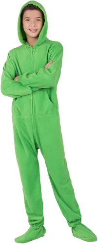 Vista 2 de Footed Pajamas - Sudadera con capucha infantil Winter Wonderland de una pieza
