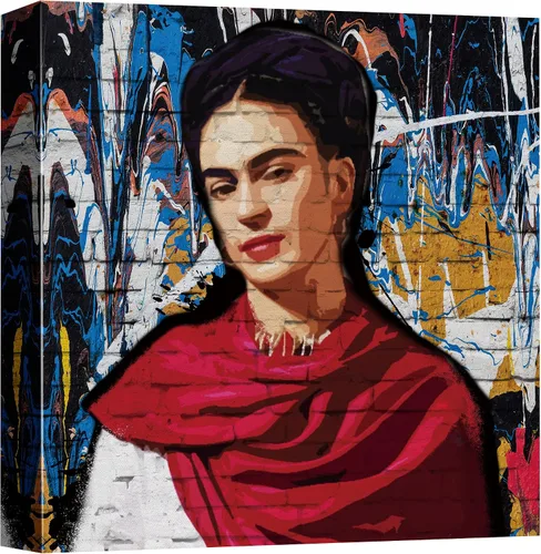 Vista 21 de NWT Lienzo impreso para pared, pintura en aerosol de ladrillo Audrey Hepburn Retrato Graffiti y arte callejero, ilustraciones abstractas, arte