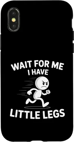 Vista 5 de Wait I Have Little Legs Funny Short Person Meme Humor Case for iPhone 17