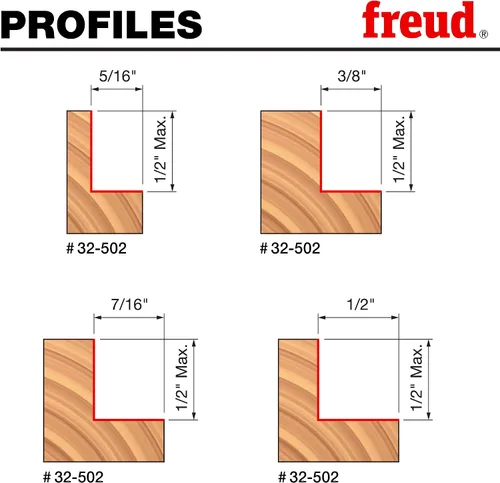 Vista 4 de Freud 32-096 brocas de 38 pulgadas de diámetro con vástago de 14 pulgadas