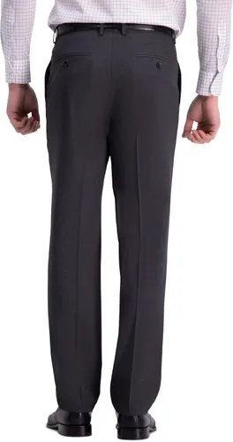 Vista 3 de Haggar Pantalón de vestir para hombre con cintura elástica en 4 direcciones