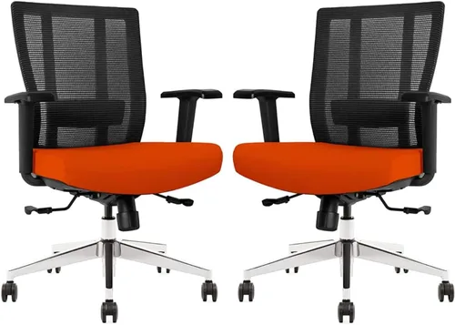Vista 13 de Bitchair - Silla ergonómica de malla para sala de conferencias, silla de escritorio para computadora con brazos ajustables en altura, silla