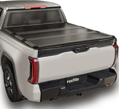Vista 16 de FRP Cubierta rígida de tres pliegues para cama de camioneta para 2015-2025 Chevy Colorado/GMC Canyon, cama de 6.2 pies (74")