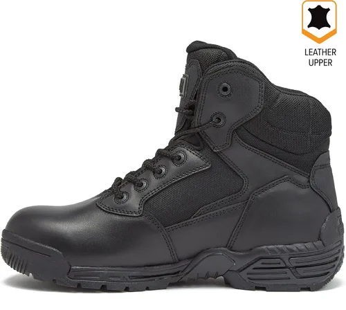 Vista 3 de MAGNUM Stealth Force - Botas tácticas negras impermeables de 6 pulgadas botas militares de cuero para hombre