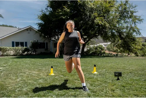 Vista 8 de SKLZ Speed Gates for Sports and Athletic Speed Training, Yellow