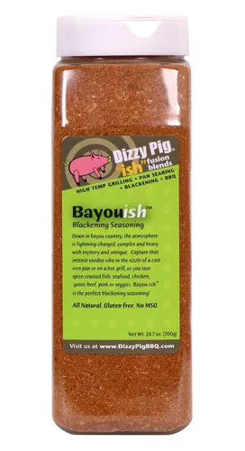 Vista 10 de Dizzy Pig ish Fusion Bayou-ish Blackening Seasoning (8oz Shaker) - Seasons 30+lbs of Food - Hand Made in the USA - MSG Free, Gluten Free