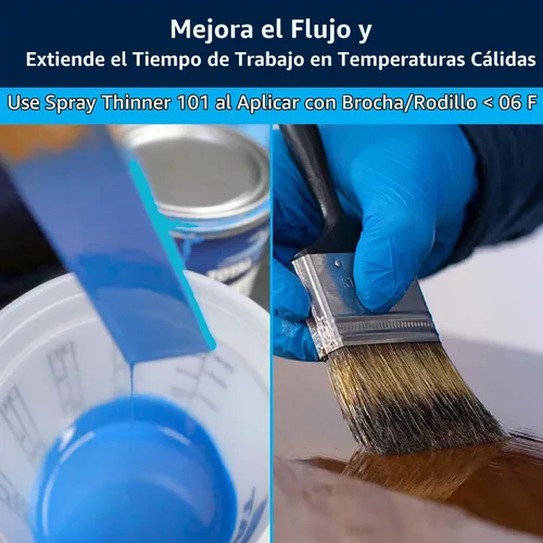 Vista 3 de TotalBoat disolvente especial para cepillado 100 (cuarto) Specialized Thinner for Brushing & Rolling Select TotalBoat Boat Bottom Paints and