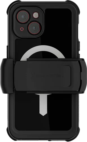 Vista 15 de Ghostek NAUTICAL - Funda impermeable para iPhone 14 con protector de pantalla, clip para cinturón, compatible con MagSafe, protección extremadamente