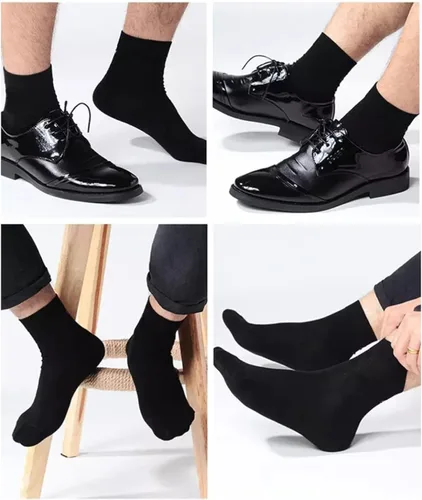 Vista 4 de Paquete de 2 calcetines unisex los calcetines son adecuados para usar en casa, oficina, vacaciones, actividades al aire libre y en todas