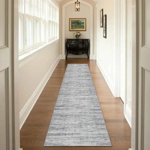 Vista 78 de Alfombra de pasillo lavables de 2 x 5, moderna alfombra abstracta para corredor, alfombra de pasillo de cocina ultrafina con respaldo