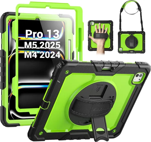 Vista 17 de SEYMAC Funda para iPad de 9ª/8ª/7ª Generación Estuche 10.2" 2021-2019, Funda Protectora de Cuerpo Completo Resistente a Prueba de Golpes de Servicio