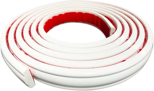 Vista 6 de Gaahing Moldura de Pared Trim Riel de Silla Panel Moulding Diseño Autoadhesivo de Despegar y Pegar Decoración del Hogar DIY en Puerta de Blanco