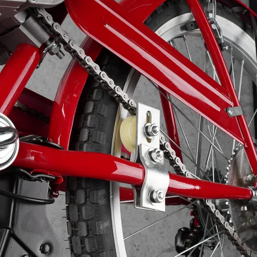 Vista 3 de Tensor de cadena de polea con una polea extra para bicicleta motorizada con motor de 2 tiempos de 49 cc a 80 cc
